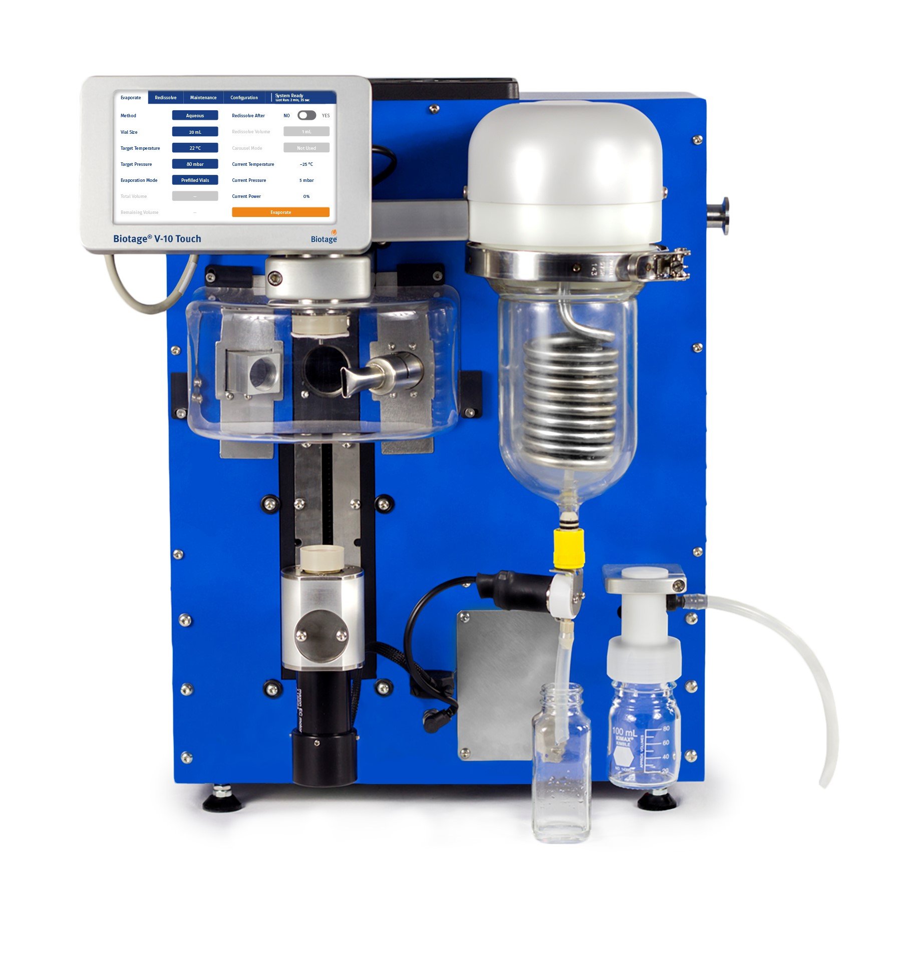 Organic solvent evaporation